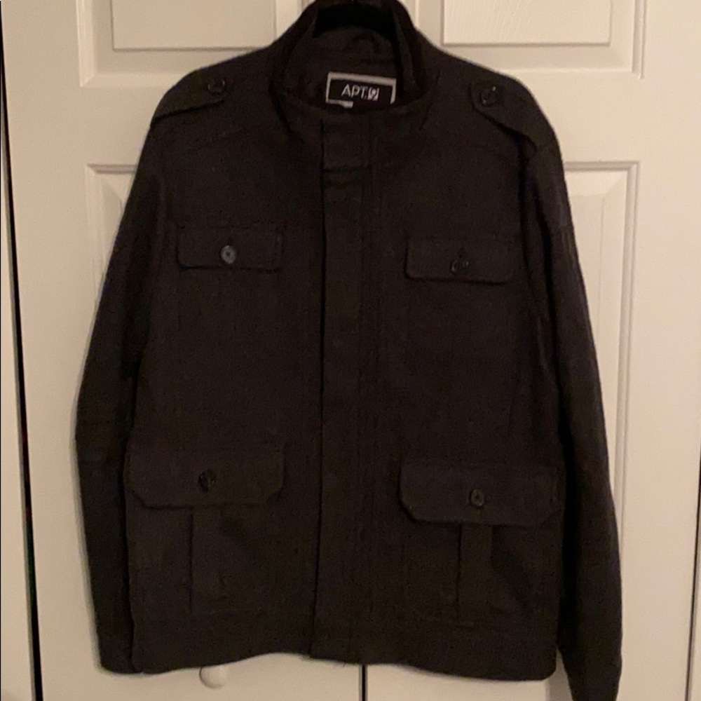 Apt. 9 Wool Medium Weight Herringbone Jacket